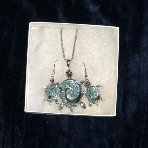 Sea Turtles Jewelry Set - Picture 4 of 4